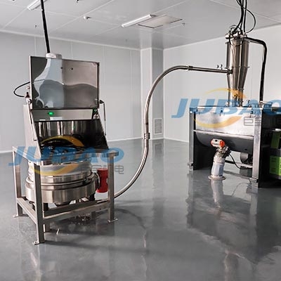 小袋無塵投料站對接真空輸送設備